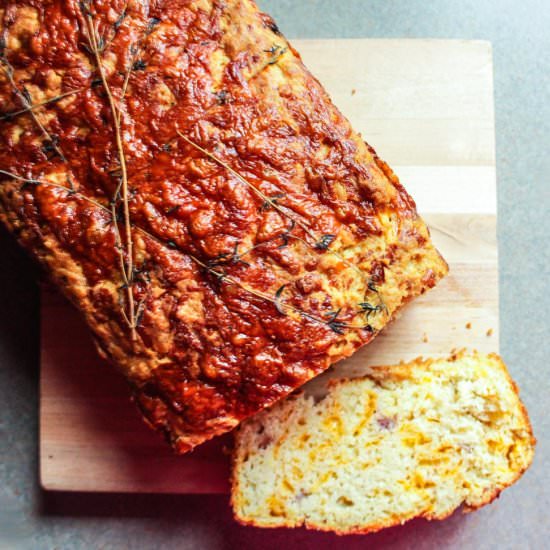Apple Cheddar Christmas Loaf - Recipe photo by Lisa G Cooks
