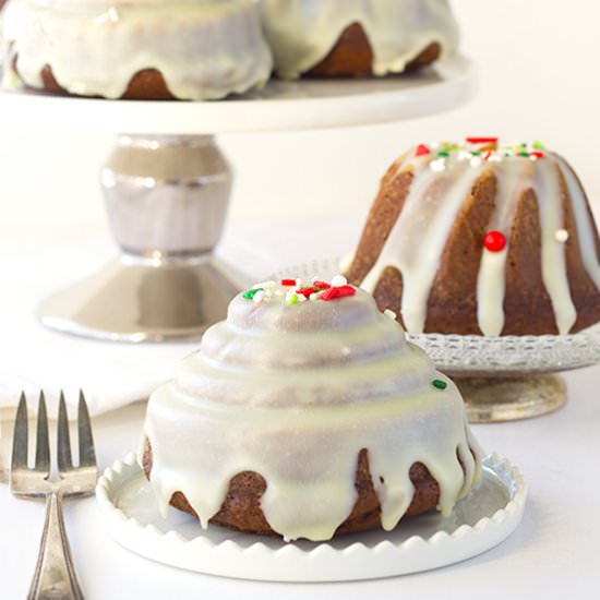 Gingerbread Bundt Cakes - Recipe photo by mmirnanda