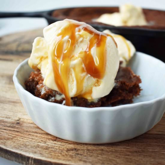 Gingerbread Skillet Cookie - Recipe photo by Modern Honey