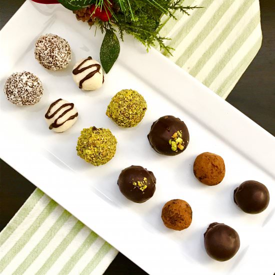 Christmas Chocolate Truffles - Recipe photo by Justina Elumeze