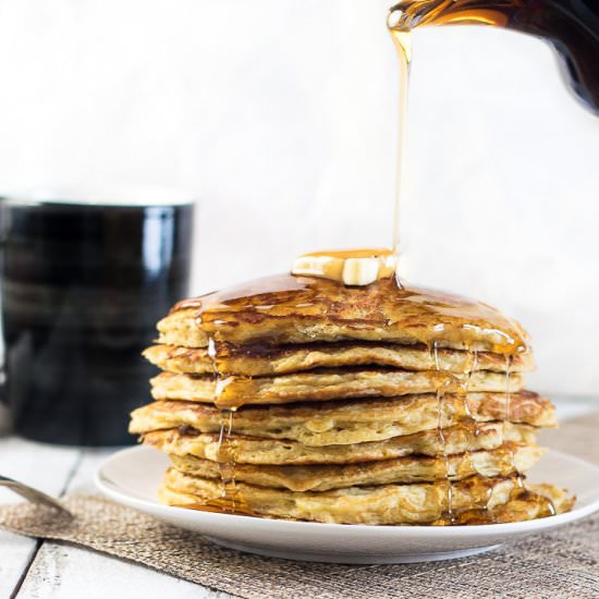 Buttermilk Oatmeal Pancakes - Recipe photo by Fox Valley Foodie