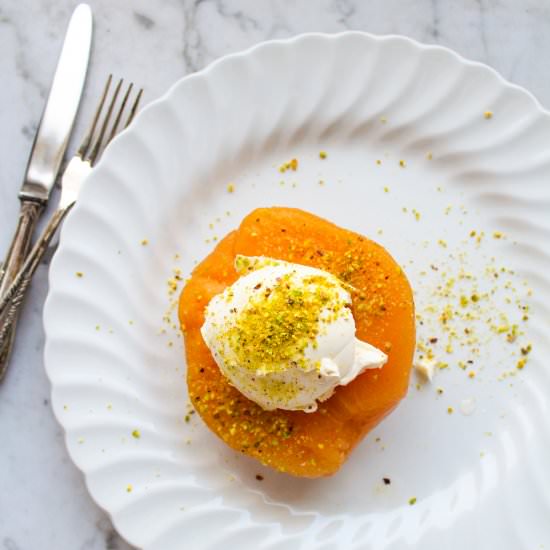 Baked Quinces - Recipe photo by My Little Expat Kitchen