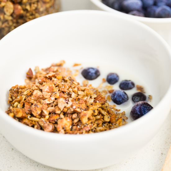 Grain-Free Granola - Recipe photo by Nutrition Refined