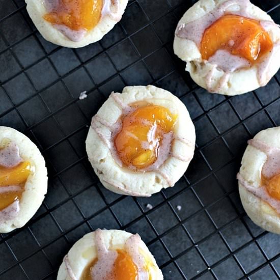 Peach Pie Thumbprint Cookies - Recipe photo by mindyscookingobsession