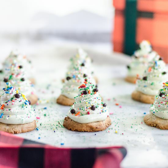 Marshmallow Tree Cookies - Recipe photo by sundiegoeats