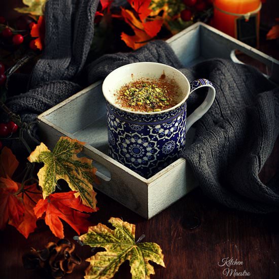 Sahleb winter drink - Recipe photo by Kitchen Maestro