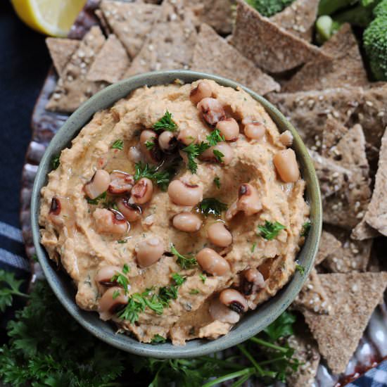 Spicy Black Eye Pea Hummus - Recipe photo by JodieMo