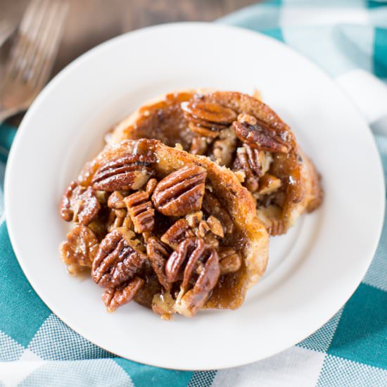 Pecan Caramel French Toast Bake - Recipe photo by Kristine Underwood