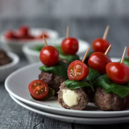 Caprese Meatballs- fingerfood - Recipe photo by einepriselecker