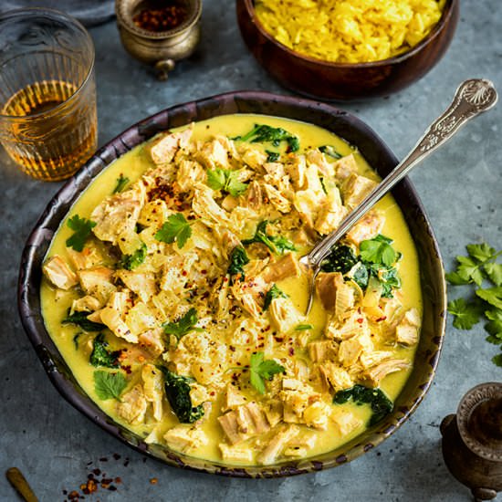 Leftover turkey Korma curry - Recipe photo by supergoldenbakes
