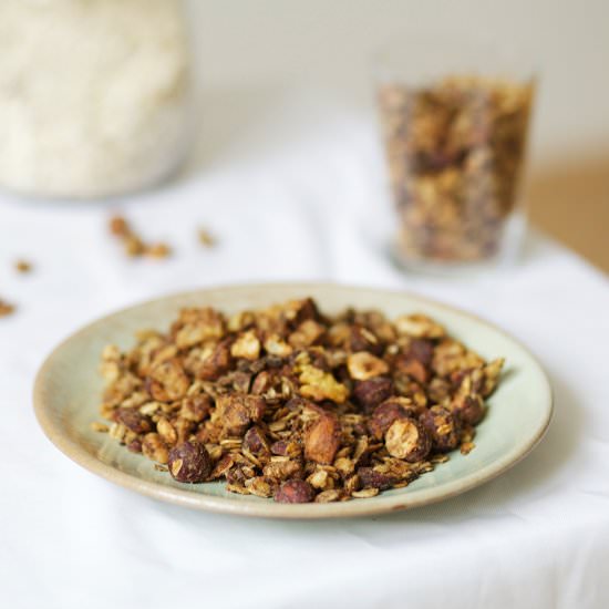 Maple Banana Granola with Nuts - Recipe photo by KarinDimitrovova