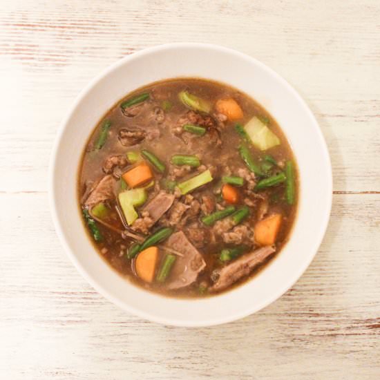Leftovers Soup - Recipe photo by EatLikeYouLoveYourself