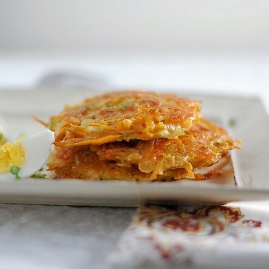 Sweet Potato Fritter - Recipe photo by Inspired by the Seasons
