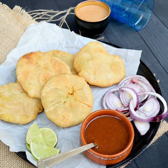 Aloo Methi Kachori - Recipe photo by Savory Bites