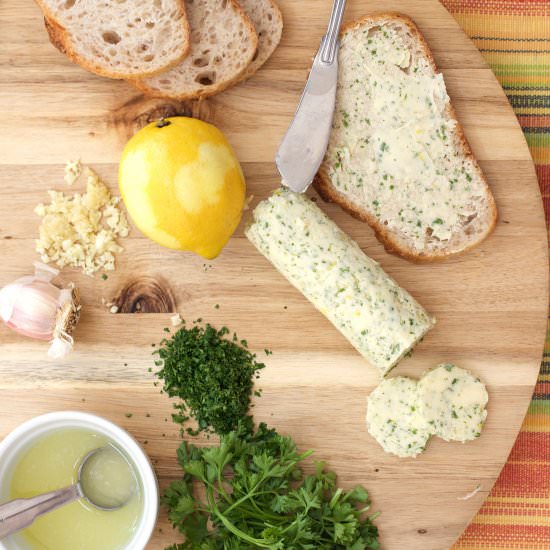 Lemon, Parsley, & Garlic Butter - Recipe photo by Eat Simple Food