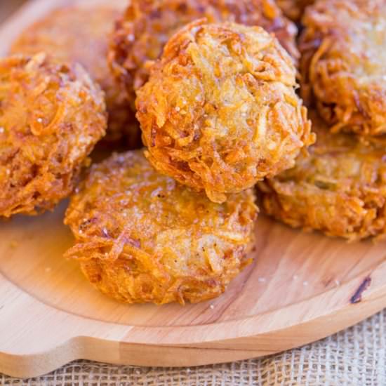 Perfect Potato Latkes - Recipe photo by dinnerthendessert