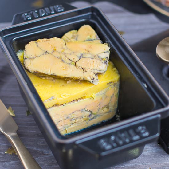 Duck Foie Gras Marinated with Wine - Recipe photo by Flobonneschoses