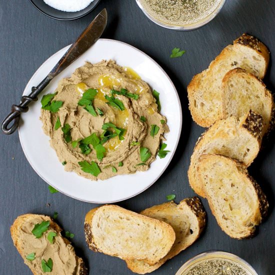 Curried Chicken Liver Pate - Recipe photo by PinchandSwirl