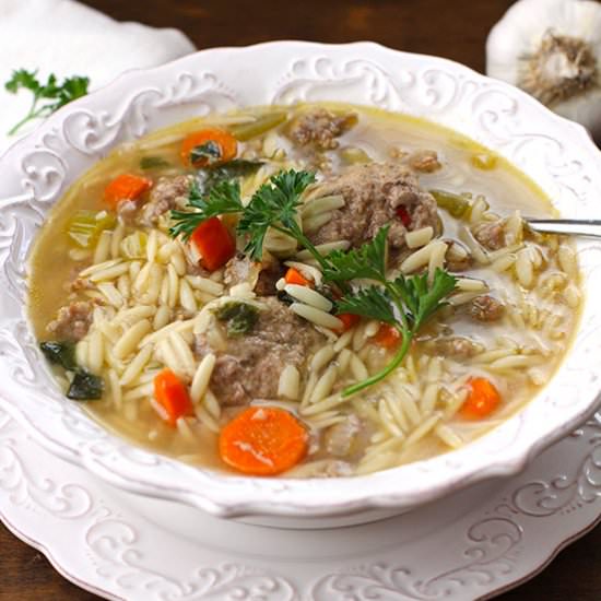 Italian Wedding Soup - Recipe photo by suebeehomemaker
