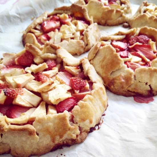 Strawberry and Apple Galettes - Recipe photo by Tashasartisanfoods