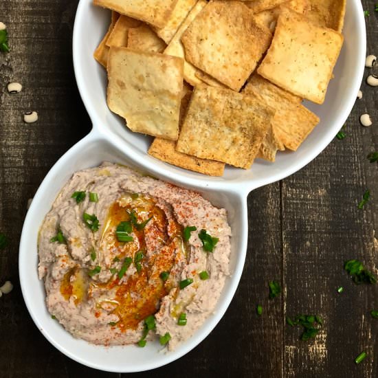Black-Eyed Pea Hummus - Recipe photo by Grits and Pinecones