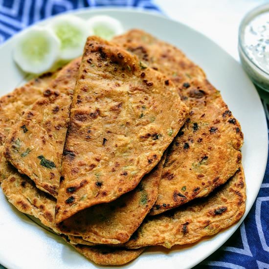 Spiced Radish Flatbread - Recipe photo by VegeCravings