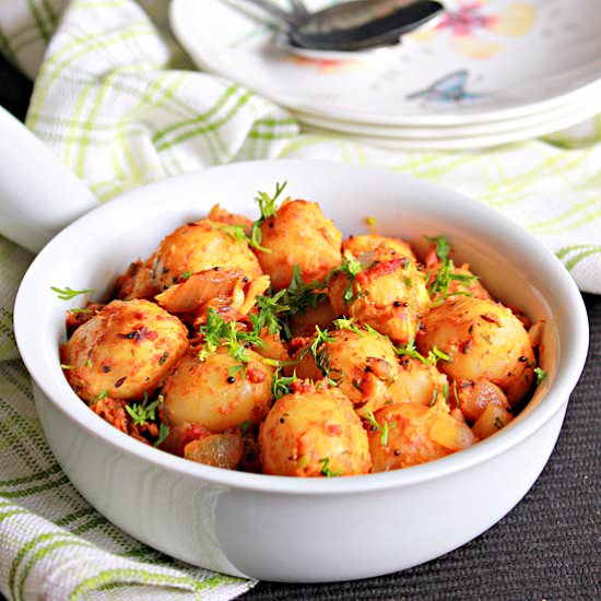 Bombay Potatoes - Recipe photo by Aromatic Cooking