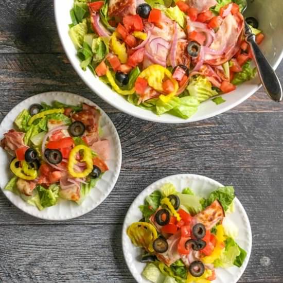 Easy Italian Sub Salad - Recipe photo by MyLifeCookbook