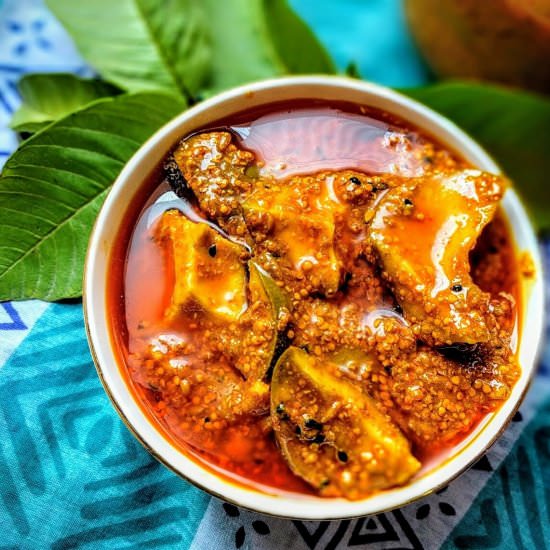 Mango Pickle (Aam Ka Achar) - Recipe photo by VegeCravings