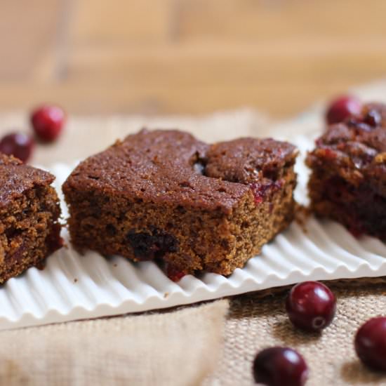 Cranberry Gingerbread - Recipe photo by zuckerbaeckerin