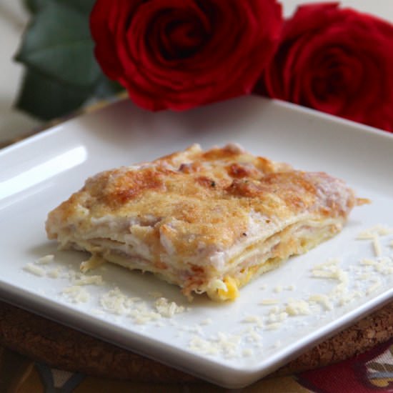 Gluten-free Rainbow Lasagna - Recipe photo by Ale Gambini