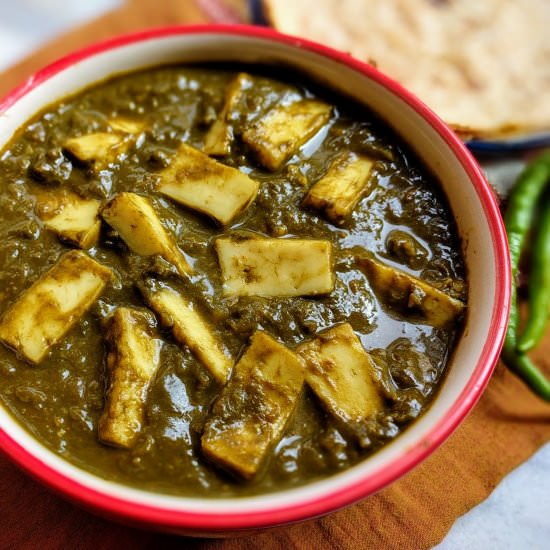 Palak Paneer - Recipe photo by VegeCravings