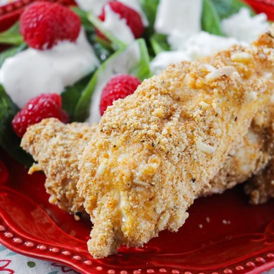 Almond Crusted Chicken - Recipe photo by TheItMom