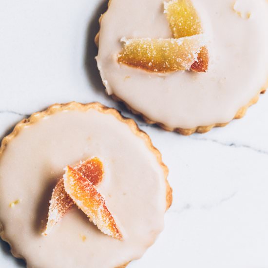 Grapefruit-Fennel Shortbread Cookie - Recipe photo by MillysKitchen