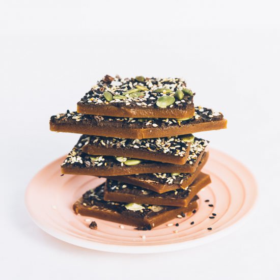 Seeded Dart Chocolate Toffee Bark - Recipe photo by MillysKitchen