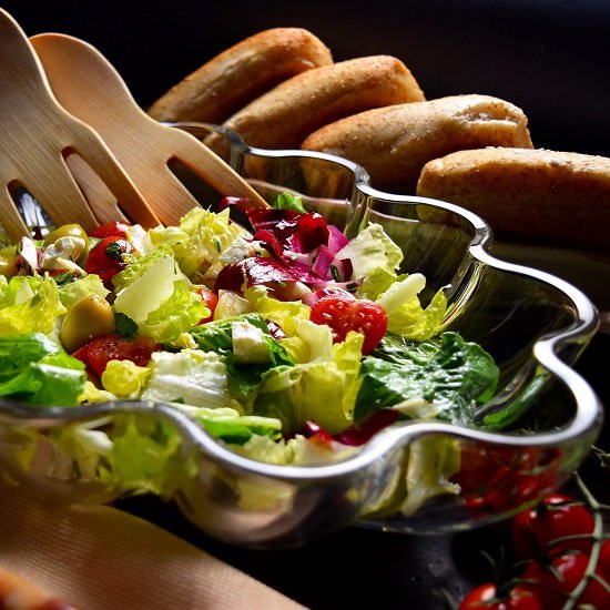Best Italian Chopped Salad Greens - Recipe photo by shelovesbiscotti