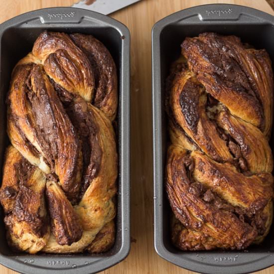 Chocolate Nutella Babka - Recipe photo by Gday Souffle