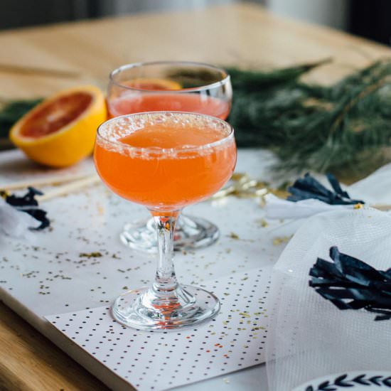 Blood Orange Cardamom Bubbly - Recipe photo by by gabriella