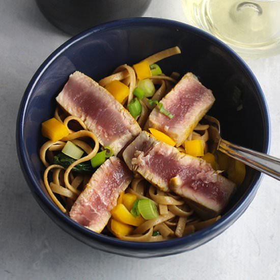 Asian Tuna Noodle Bowls - Recipe photo by Cooking Chat