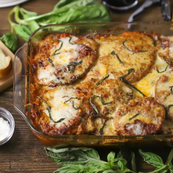 Eggplant Parmesan - Recipe photo by whatshouldimakefor