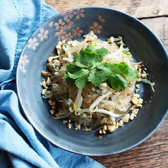 Bean Thread Noodles with Chicken - Recipe photo by asiancaucasian