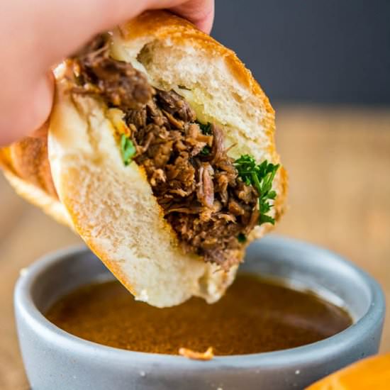 Pressure Cooker French Dip Sandwich - Recipe photo by slowcookergourmet
