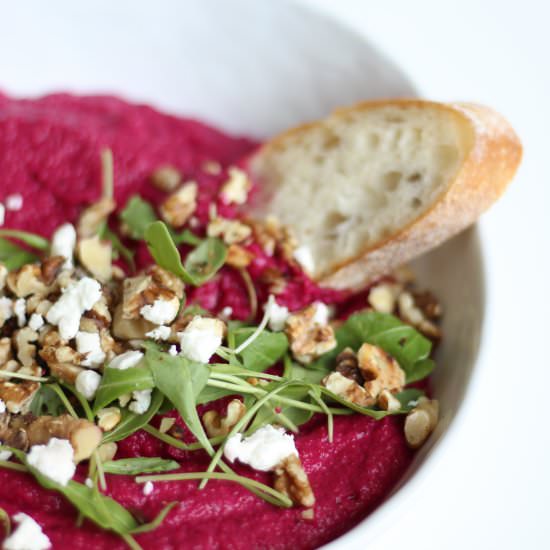 Beet & Goat Cheese Spread - Recipe photo by chasetheflavors