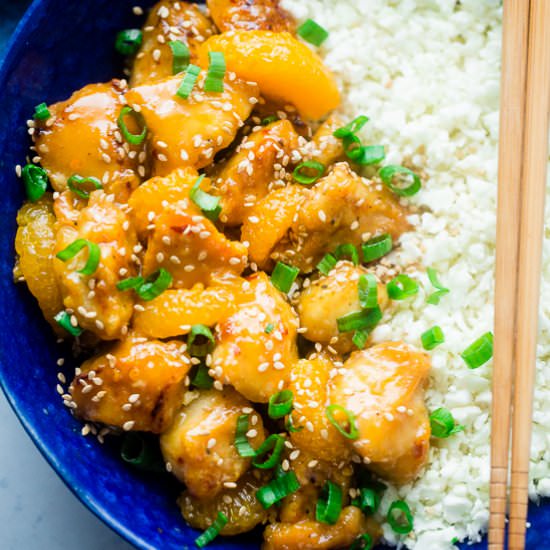 Paleo Orange Chicken - Recipe photo by foodfaithfitness