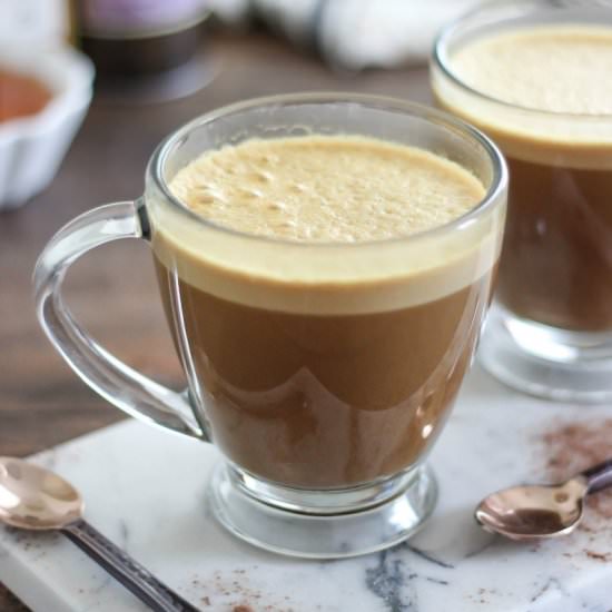 Turmeric Hot Chocolate - Recipe photo by Purely Katie