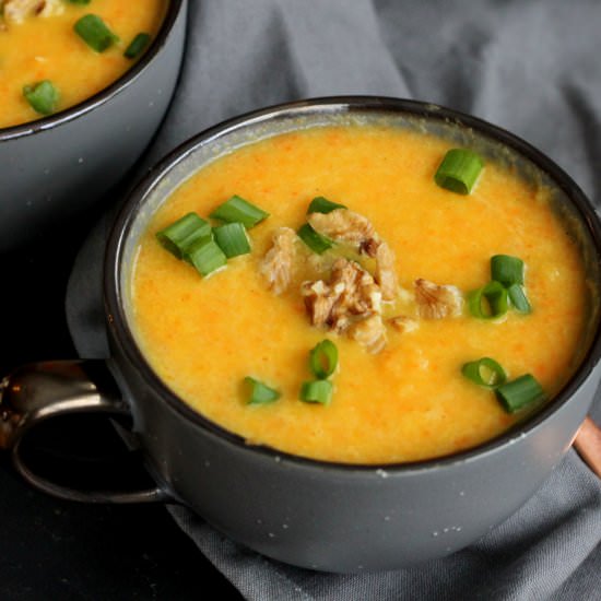 Ginger Carrot and Parsnip Soup - Recipe photo by organicallymandy
