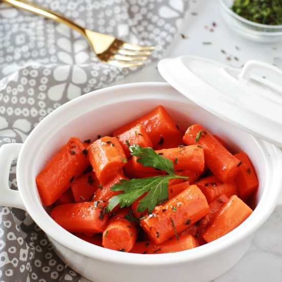 Glazed Carrots with Herbs - Recipe photo by FlirtingwithFlavor