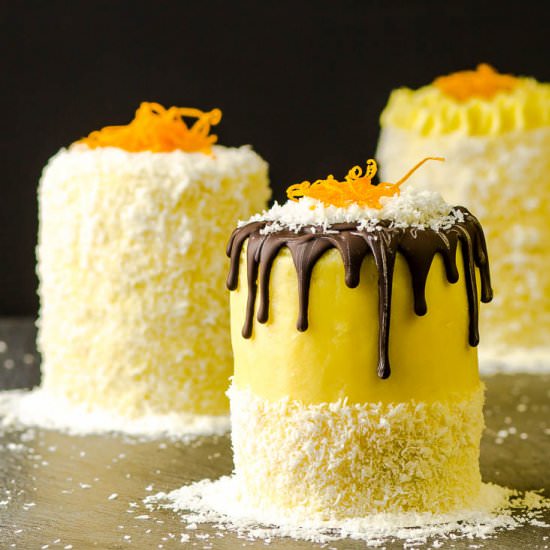 Coconut Orange Mini Cakes - Recipe photo by theloopywhisk