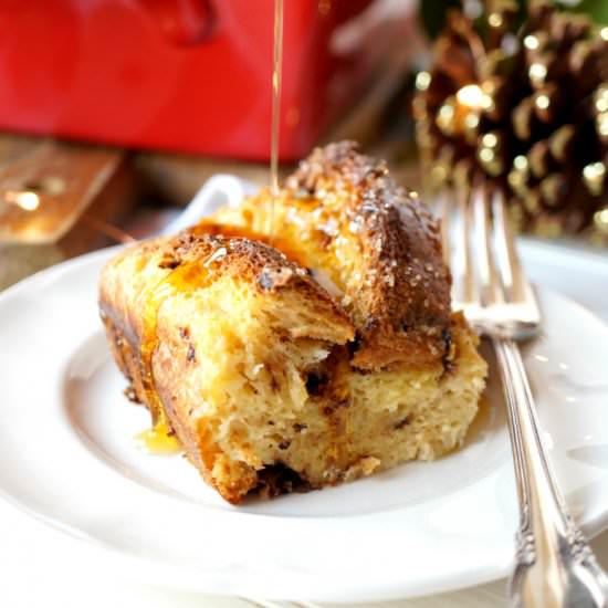 Panettone French Toast Casserole - Recipe photo by thebakingfairy