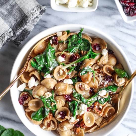 Balsamic Orecchiette Salad - Recipe photo by pumpkinandpeanutbutter